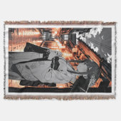 Couverture KAWAII Japanese Girl throw blanket (Devant)