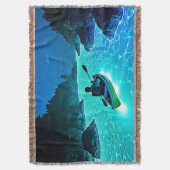 Couverture Kayak dans la conception de l'eau brillante (devant Vertical)