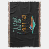 Couverture Kayaking Kayak cadeau (devant Vertical)