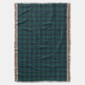 Couverture Keith Clan Vert foncé Tartan écossais moderne (devant Vertical)