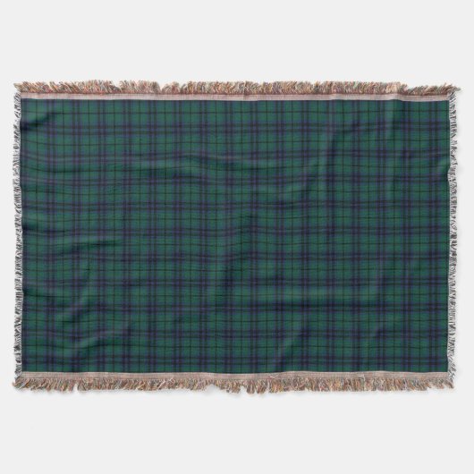 Couverture Keith Clan Vert foncé Tartan écossais moderne (Devant)