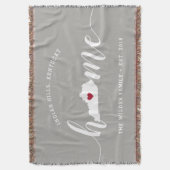 Couverture Kentucky État d'origine Personnalisé (devant Vertical)