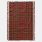 Couverture Kerr tartan rouge vert plaid (devant Vertical)