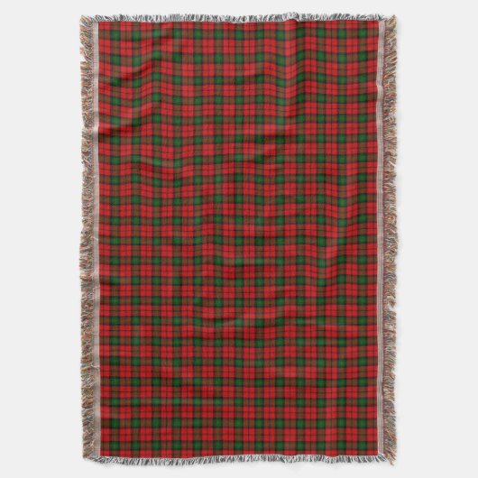 Couverture Kerr tartan rouge vert plaid (devant Vertical)