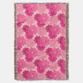 Couverture Kimono floral moderne Impression, Coral rose (devant Vertical)