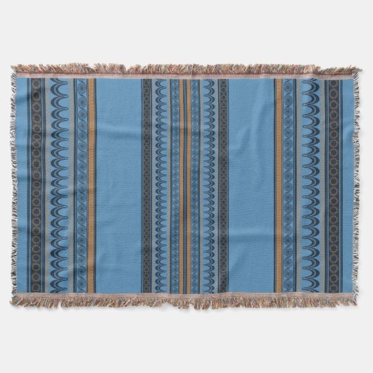 Couverture Knossos Confort : Minoan Sky Blue Woven (Devant)