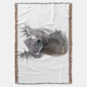 Couverture Koala Hang Sur Le Dos Cute Ours Australie Animal (devant Vertical)
