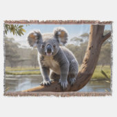 Couverture Koala jeune par un lac (Devant)