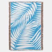 Couverture Kona Palms Feuille Hawaïenne Tropicale (devant Vertical)