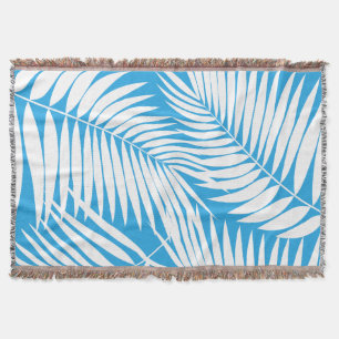 Couverture Kona Palms Feuille Hawaïenne Tropicale