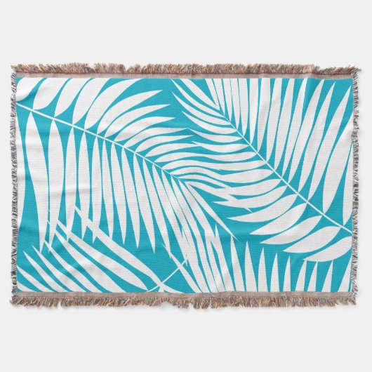 Couverture Kona Palms Hawaiian Leaf Tropical (Devant)