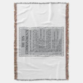 Couverture La Bible des dix commandements (devant Vertical)