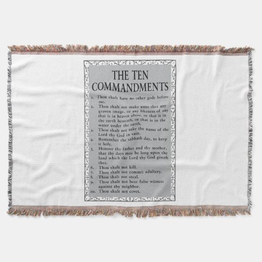 Couverture La Bible des dix commandements (Devant)