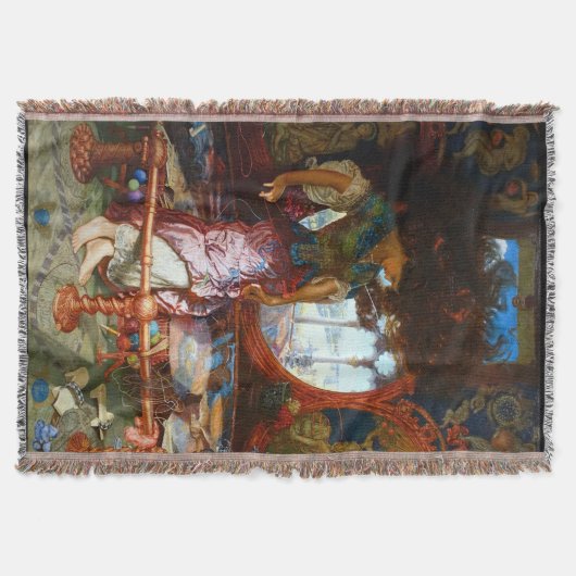 Couverture La Dame de Shalott par William Hunt, préraphaélite (Devant)