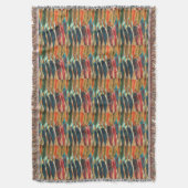 Couverture la feuille d'automne colore l'art moderne stylisé (devant Vertical)