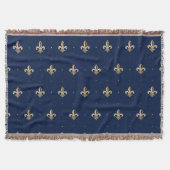 Couverture La luxueuse Gold Fleur de Lis Navy (Devant)