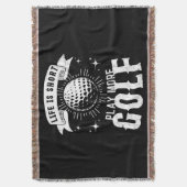 Couverture La vie est courte. Jouer Plus Golf (devant Vertical)