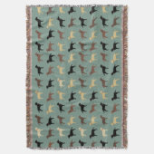 Couverture Laboratoires de Motif des silhouettes de chien des (devant Vertical)