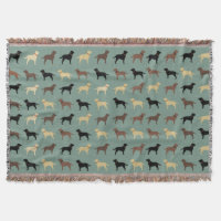 Laboratoires de Motif des silhouettes de chien des