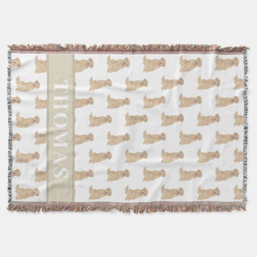 Couverture Labrador personnalisé (Dudley) (Devant)