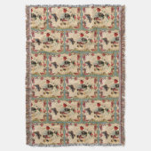 COUVERTURE LACE ANTIQUE VALENTINE, CUPIDE, AMOUREUX ET BOUTTE (devant Vertical)