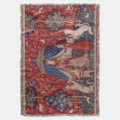 Couverture Lady and Unicorn Medieval Tapestry Desire (devant Vertical)