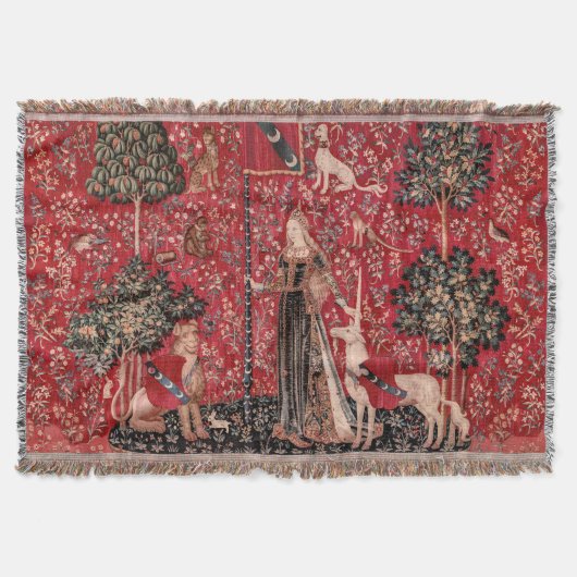 Couverture Lady et Unicorn Moyen Tapestry Touch (Devant)