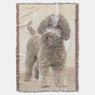 Couverture Lagotto Romagnolo Peinture - Cute Original Chien A