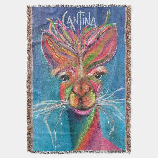 Couverture laine de coton alpaga Cantina (devant Vertical)