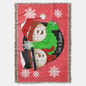 Couverture Laisser la neige Snowmen Jeu de Fête (devant Vertical)