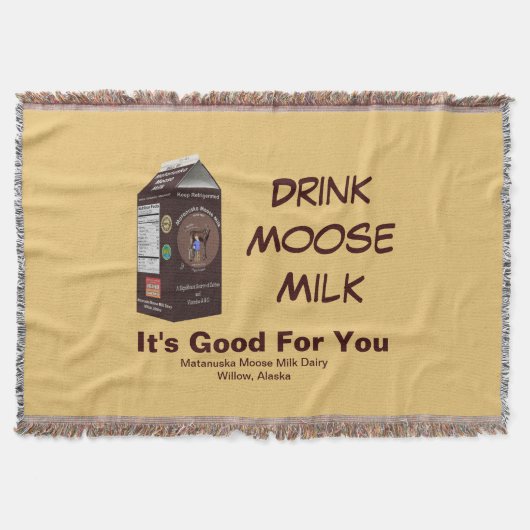 Couverture Lait d'orignal Matanuska (Devant)