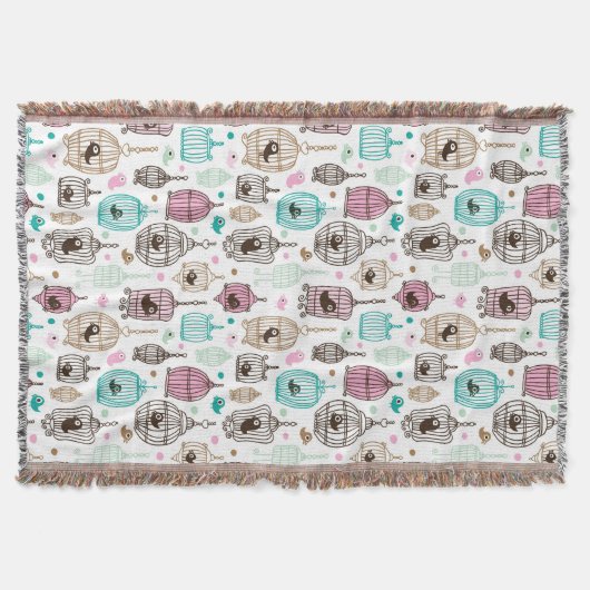 Couverture l'amour de cage à oiseaux badine le motif (Devant)