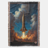 Couverture Lancement d'une fusée de fusion rétro époustouflan (devant Vertical)