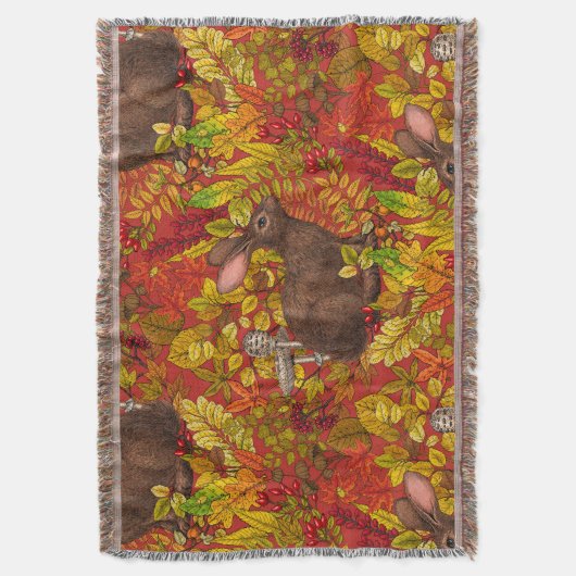 Couverture Lapin d'automne en rouge (devant Vertical)