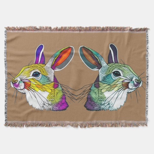 Couverture Lapins Vibrants Triptyque (Devant)
