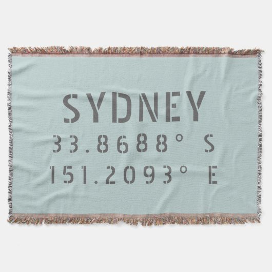 Couverture Latitude et longitude de Sydney (Devant)