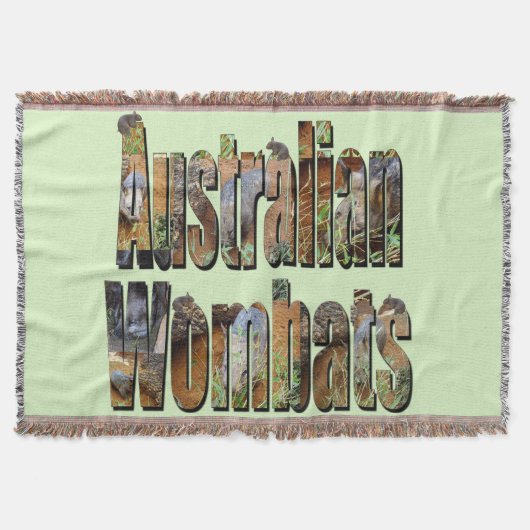 Couverture L'Australien Wombats Est Le Mot : (Devant)