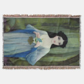 Couverture Lave-encre illustration de la belle femme à Woods (Devant)