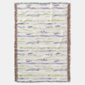 Couverture Lavender Stripes Floral Birthday (devant Vertical)