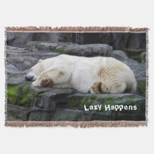 Couverture Lazy arrive Ours Polaire (Devant)