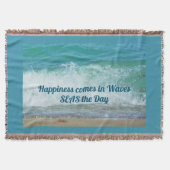 Couverture Le bonheur côtier vient en mer des vagues le jour (Devant)