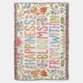 Couverture Le bonheur fleurit de l'intérieur (devant Vertical)