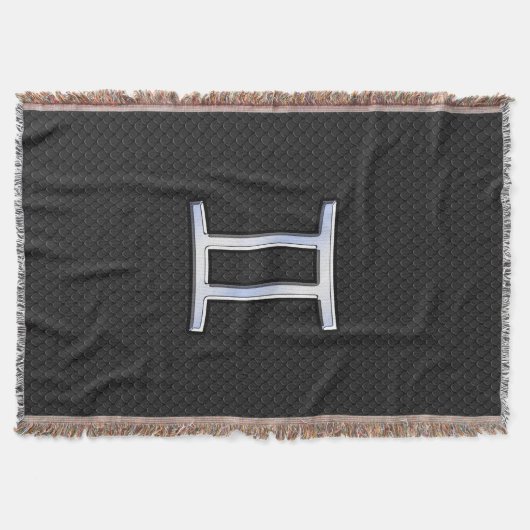 Couverture Le chrome moderne aiment le symbole de zodiaque de (Devant)