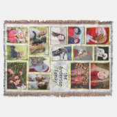 Couverture Le collage de photo de famille 14 images marbrent (Devant)