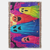 Couverture Le design de la fête d'Halloween de Neon Ghosts (devant Vertical)