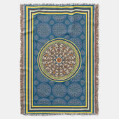 Couverture Le jardin de minuit de Shiraz Throw (devant Vertical)