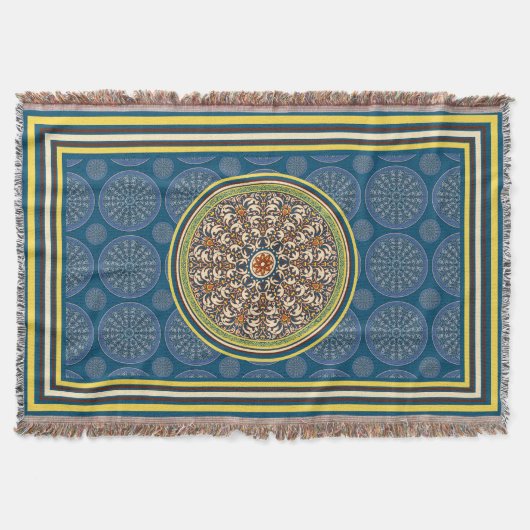 Couverture Le jardin de minuit de Shiraz Throw (Devant)
