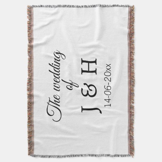 Couverture Le mariage d'ajouter le nom du couple date de la l (devant Vertical)