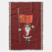 Couverture Le Père Noël Avec Drapeau De Chine (devant Vertical)