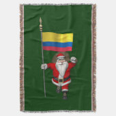 Couverture Le Père Noël Avec L'Ensigne De La Colombie (devant Vertical)